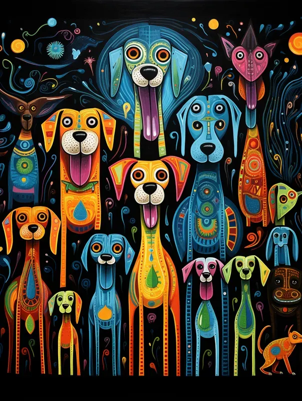 Whimsical Folk Art
