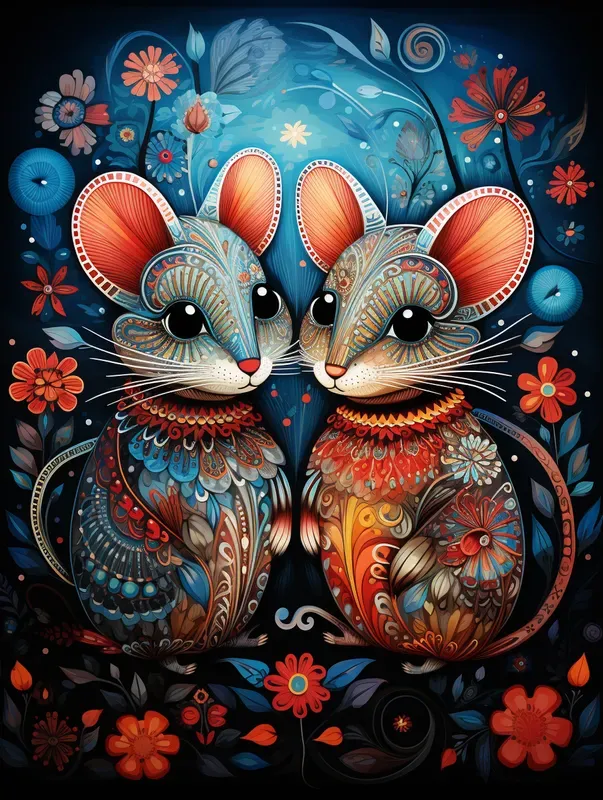 Whimsical Folk Art