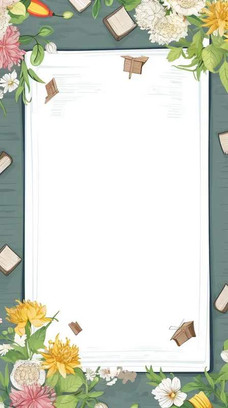 Teachers Day Frame Flowers