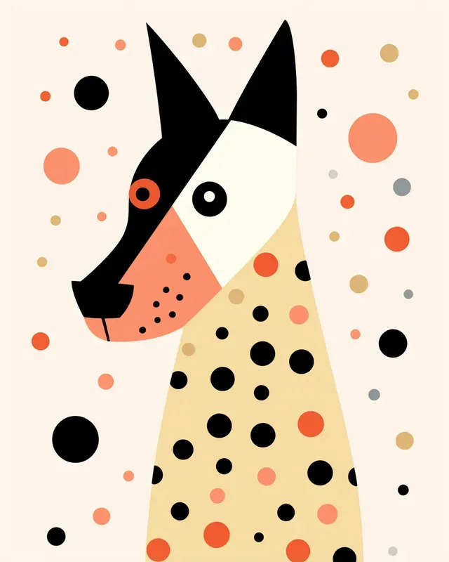 Animals Polka Dots