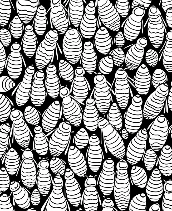 Cartoon Doodle Coloring Pages