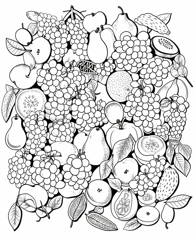 Cartoon Doodle Coloring Pages