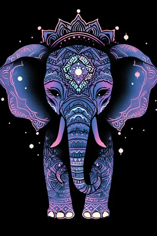 Pop Chibi Animal Mandalas