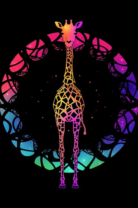 Pop Chibi Animal Mandalas