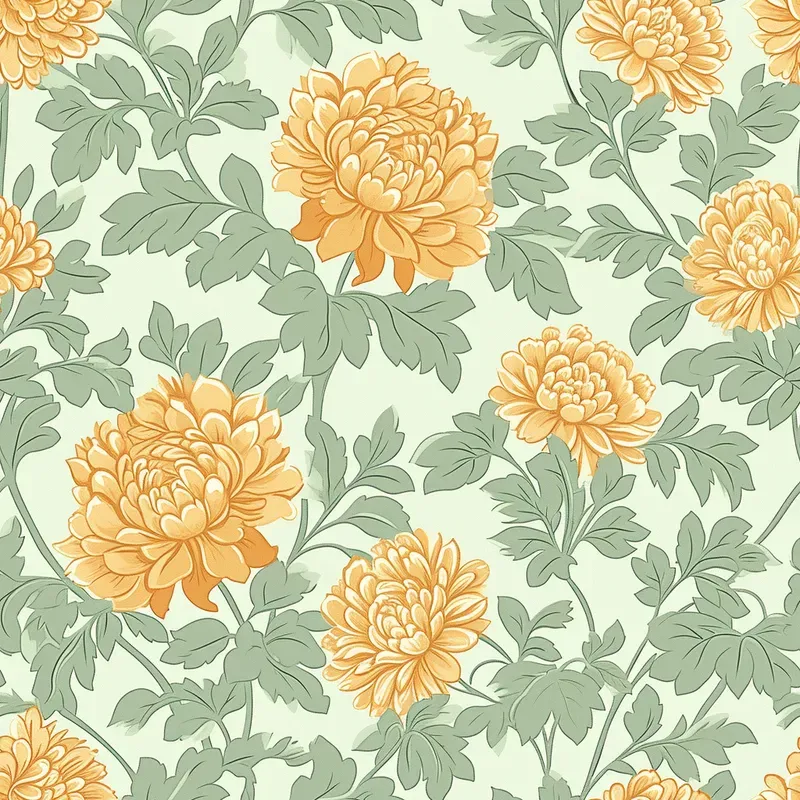 Soft Seamless Flower Patterns