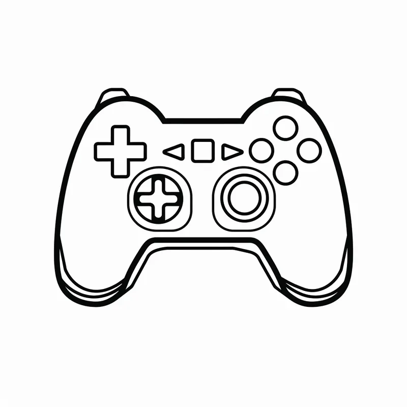Simple Line Drawing Icons