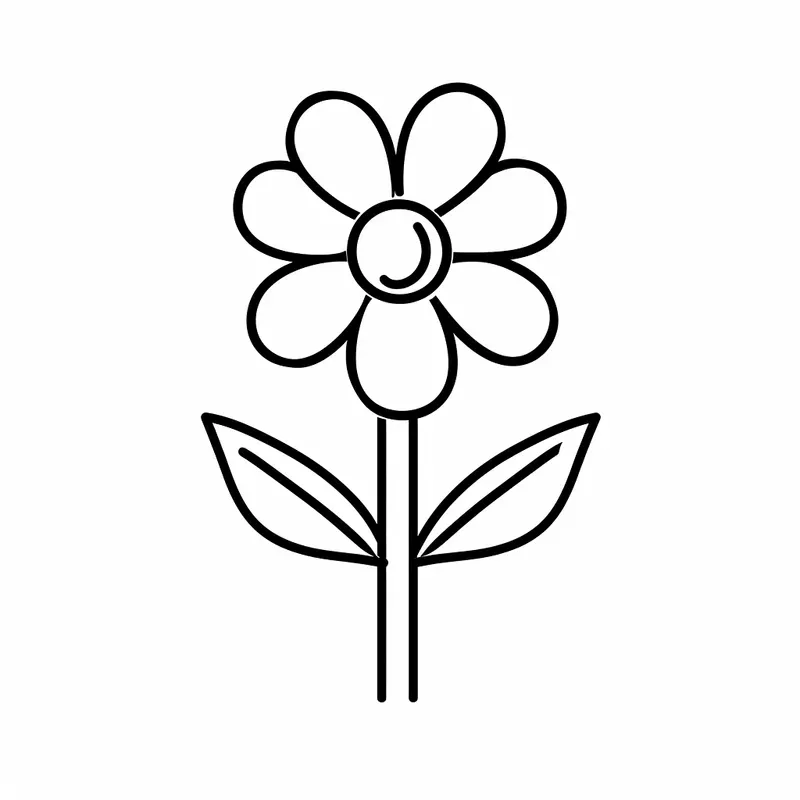 Simple Line Drawing Icons