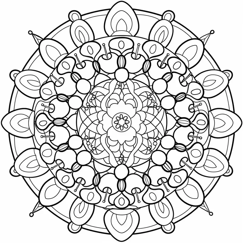Coloring Mandala Themes
