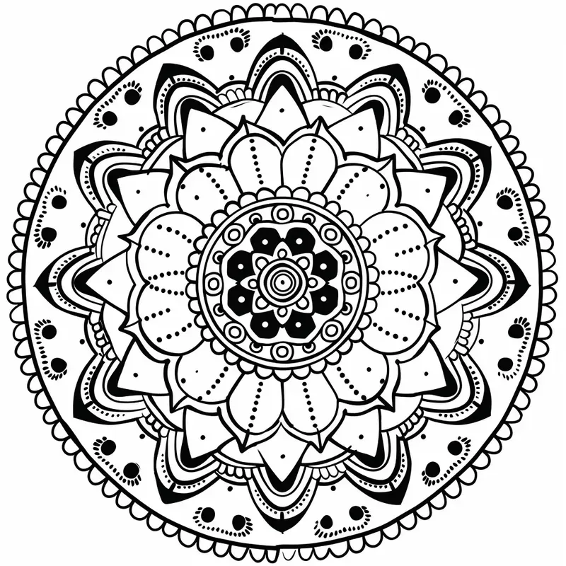 Coloring Mandala Themes