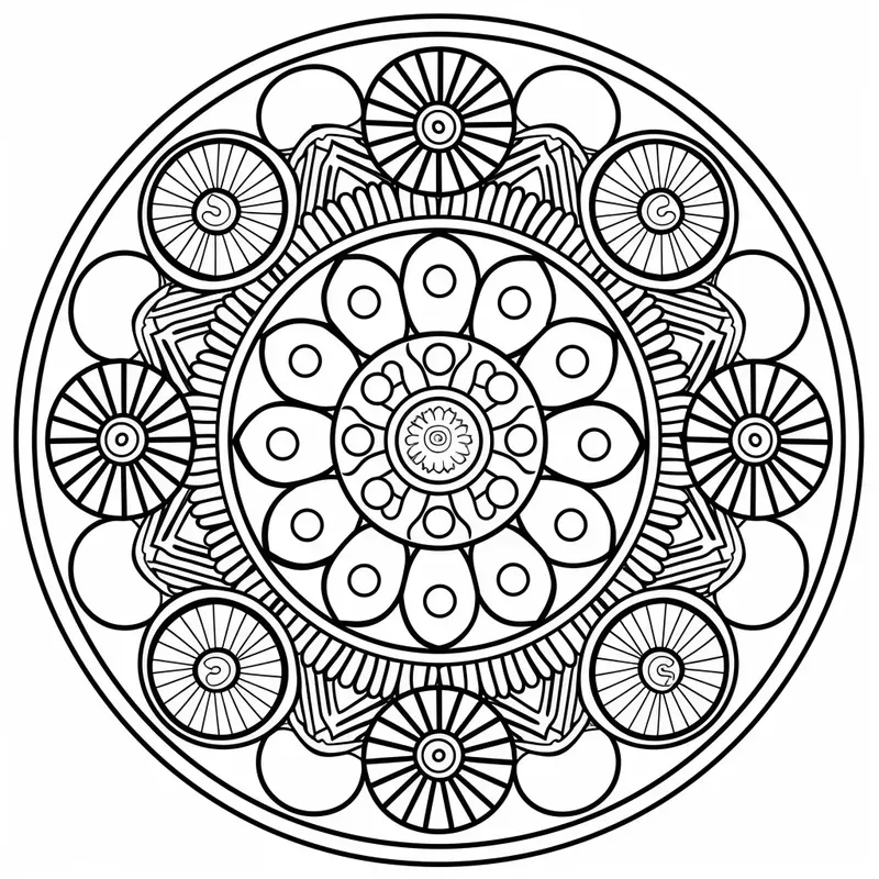Coloring Mandala Themes