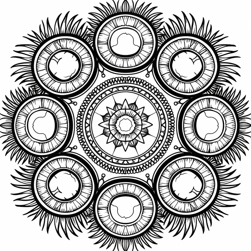 Coloring Mandala Themes