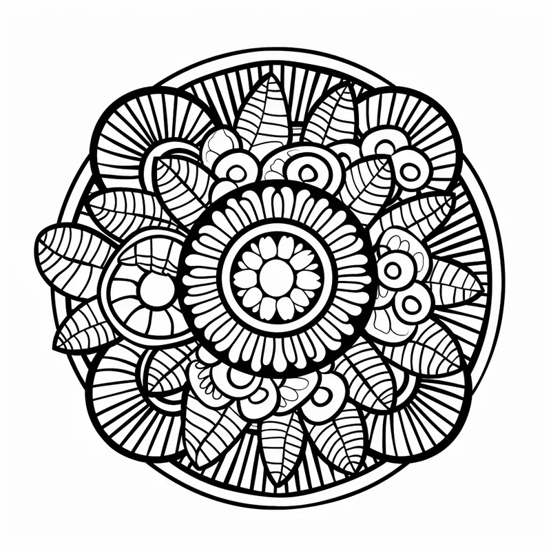 Coloring Mandala Themes