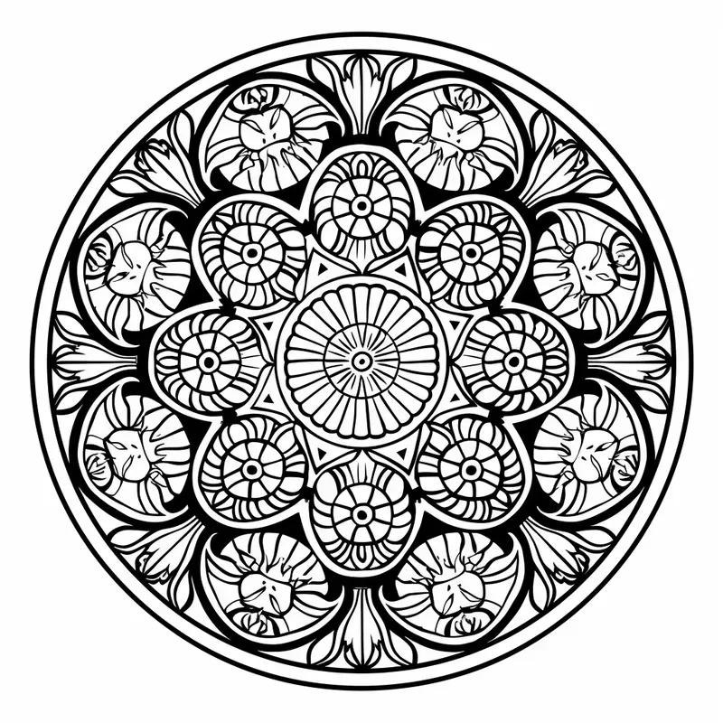 Coloring Mandala Themes