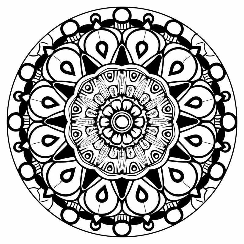 Coloring Mandala Themes