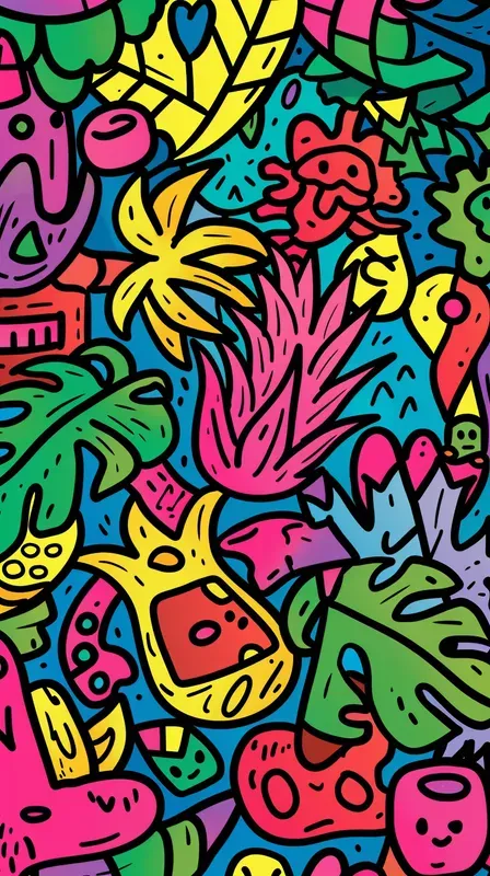 Doodle Graffiti Illustration Wallpapers