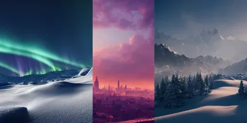 Landscapes generated by midjourney