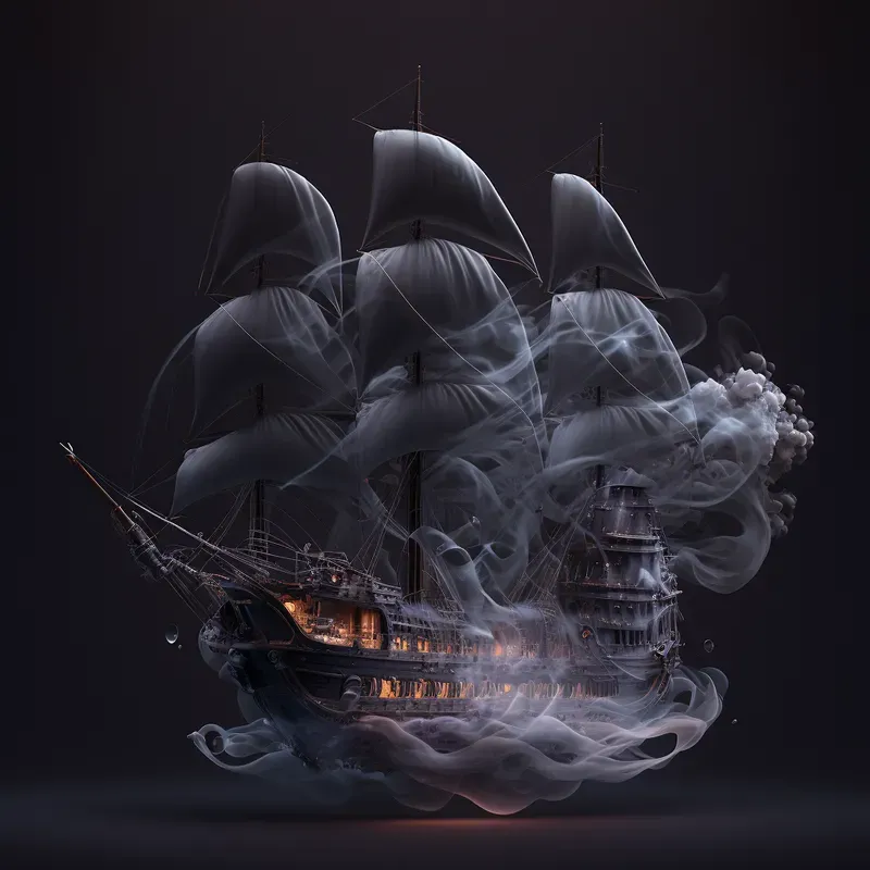 Dissipating Smoke Sculptures