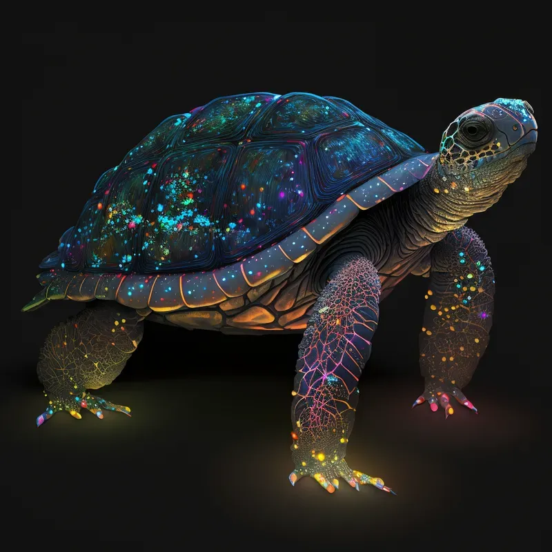 Ethereal Neon Particles