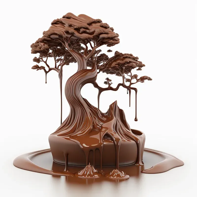 Sweet Melted Chocolate Sculptures