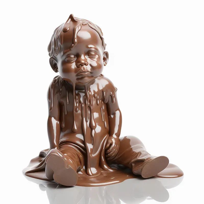 Sweet Melted Chocolate Sculptures
