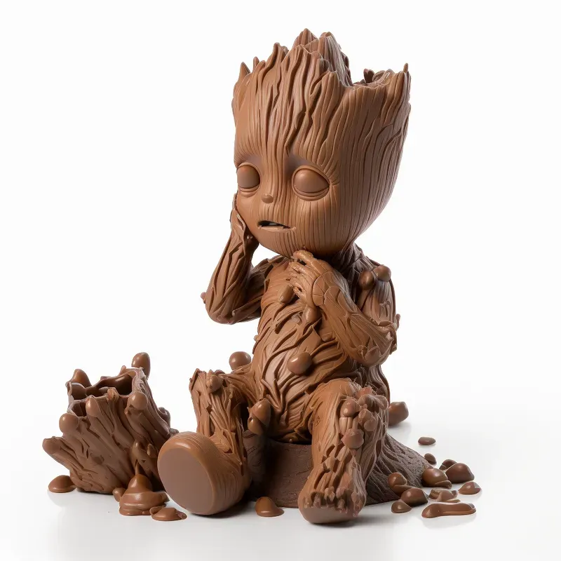 Sweet Melted Chocolate Sculptures