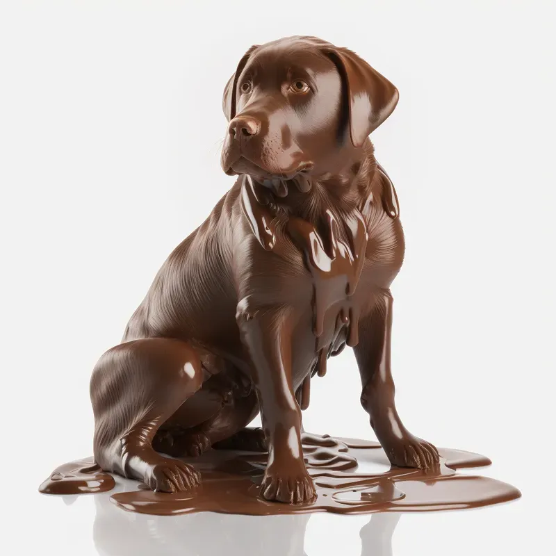 Sweet Melted Chocolate Sculptures