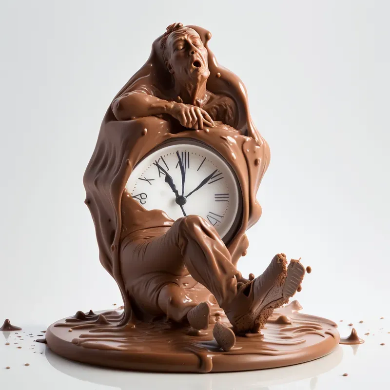 Sweet Melted Chocolate Sculptures