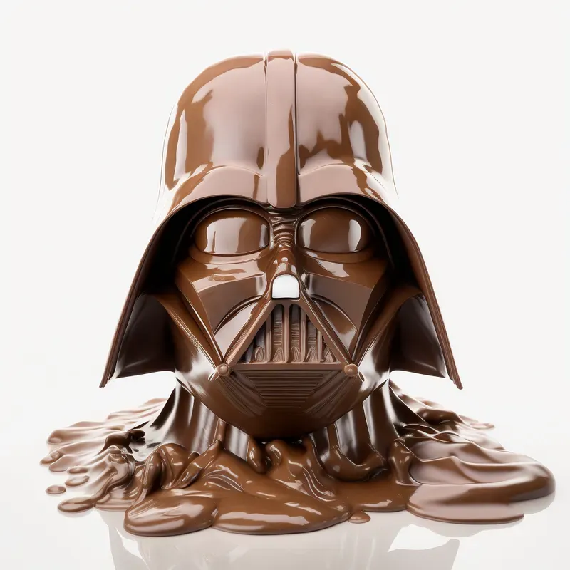 Sweet Melted Chocolate Sculptures