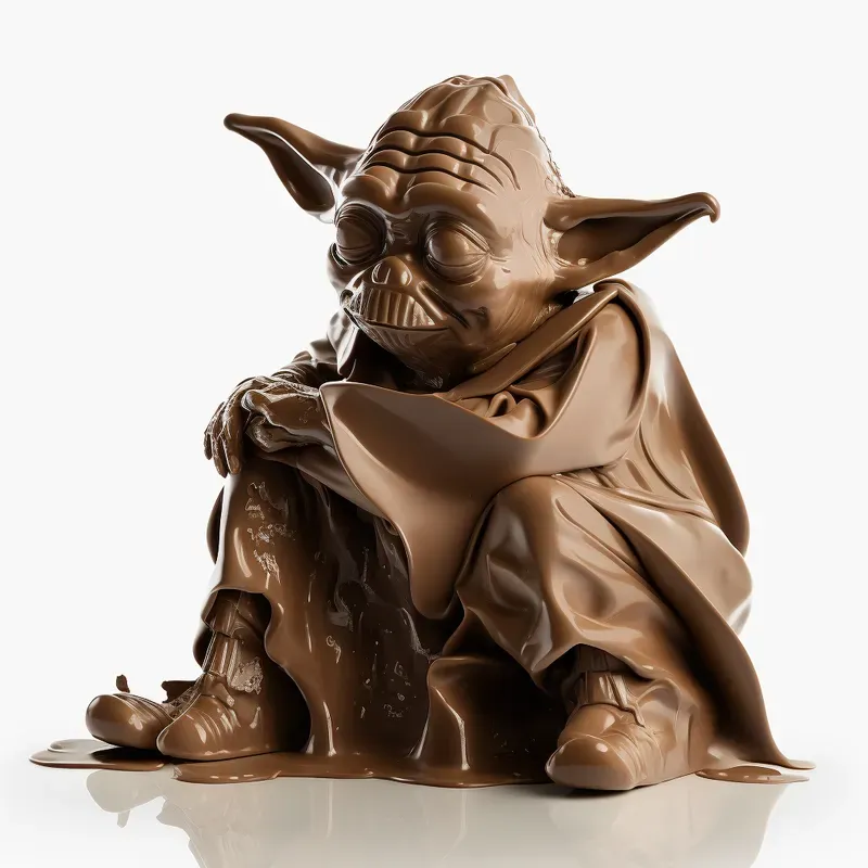 Sweet Melted Chocolate Sculptures