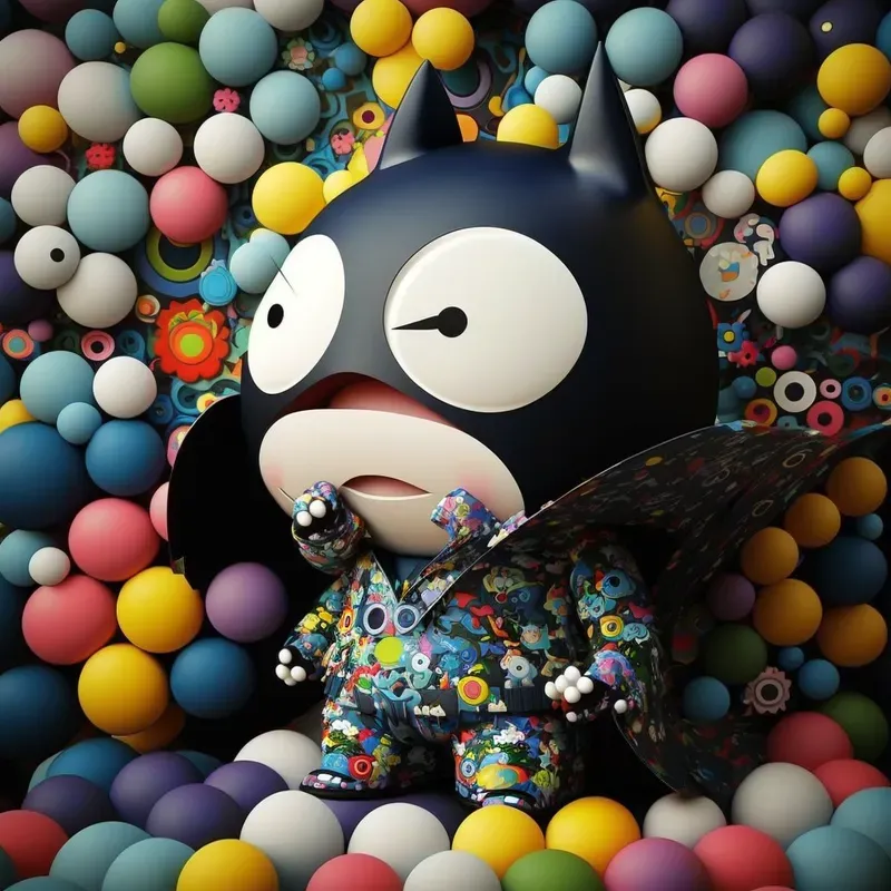 3D Japanese Pop Art