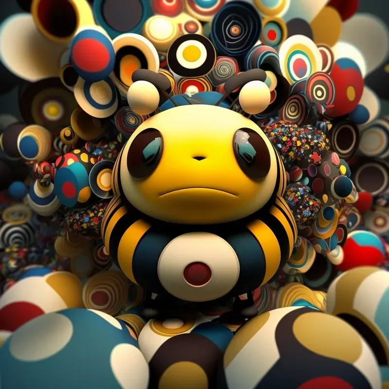3D Japanese Pop Art