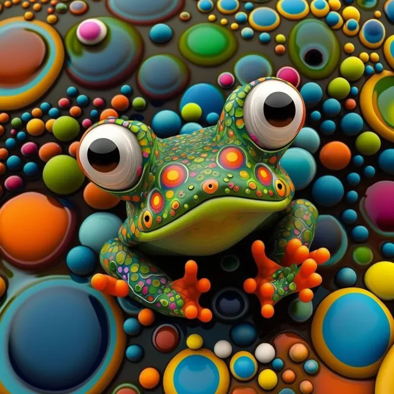 3D Japanese Pop Art