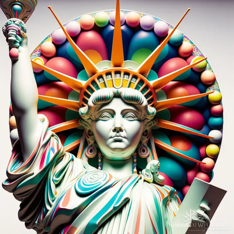 3D Japanese Pop Art