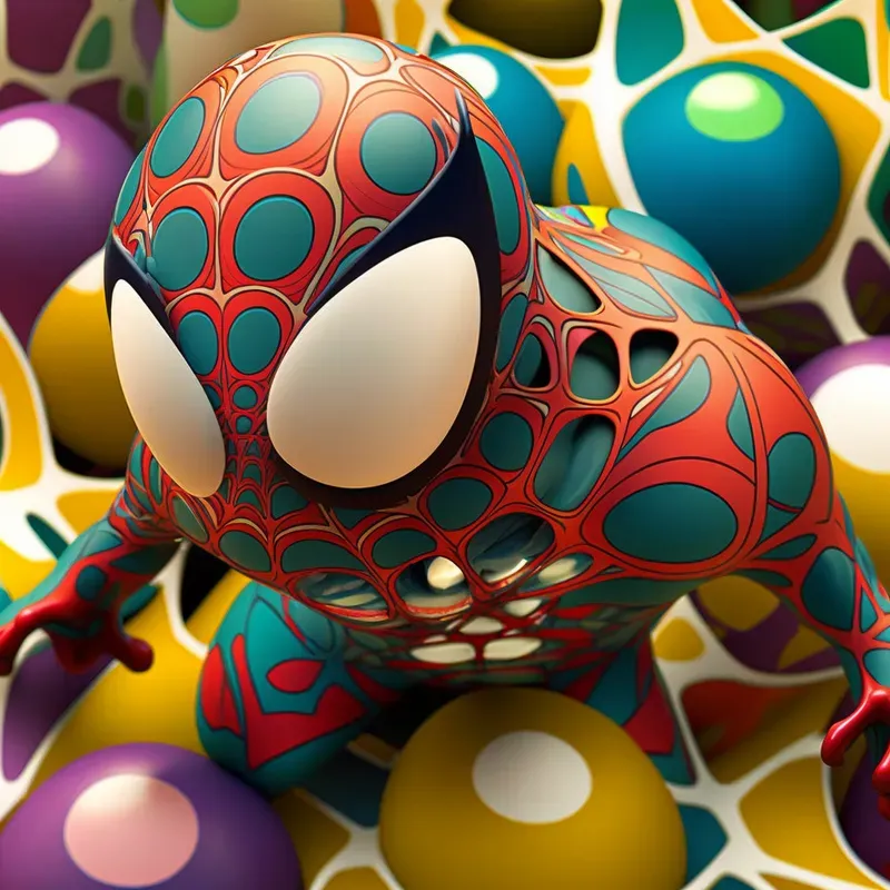 3D Japanese Pop Art