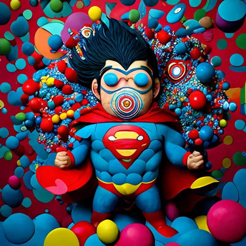 3D Japanese Pop Art