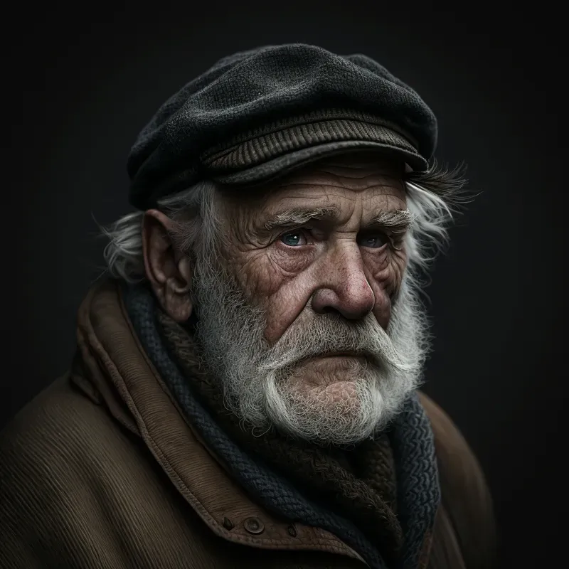 Ultra-realistic Portrait Of Seniors