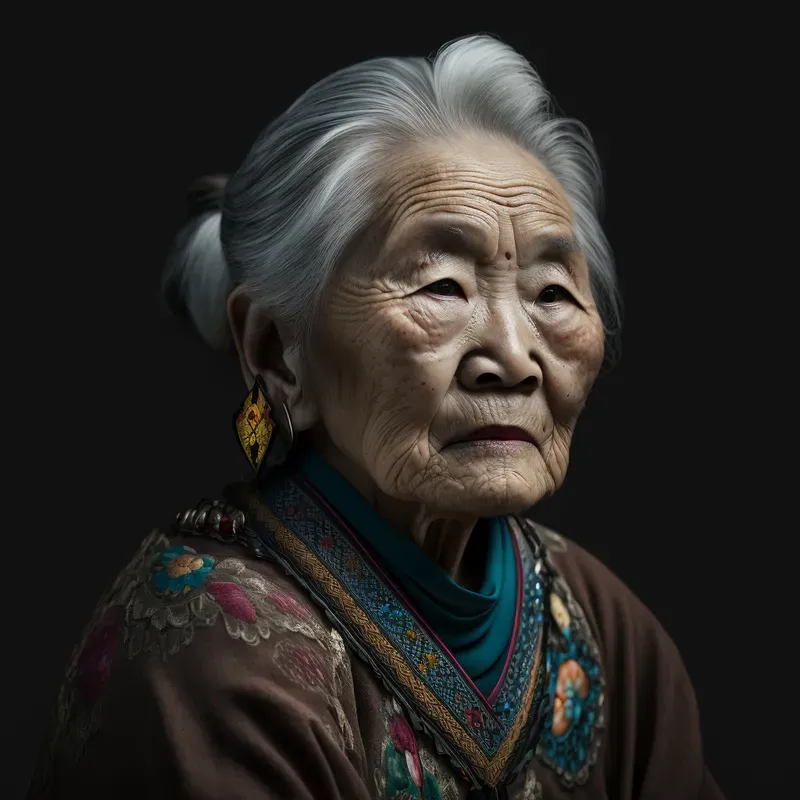 Ultra-realistic Portrait Of Seniors