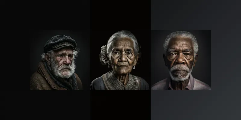 Ultra-realistic Portrait Of Seniors generated by undefined