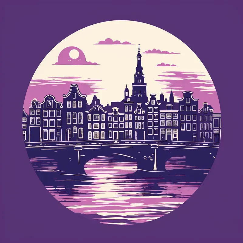 Duotone Logo City Scapes