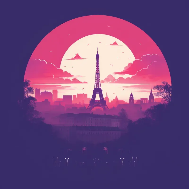 Duotone Logo City Scapes