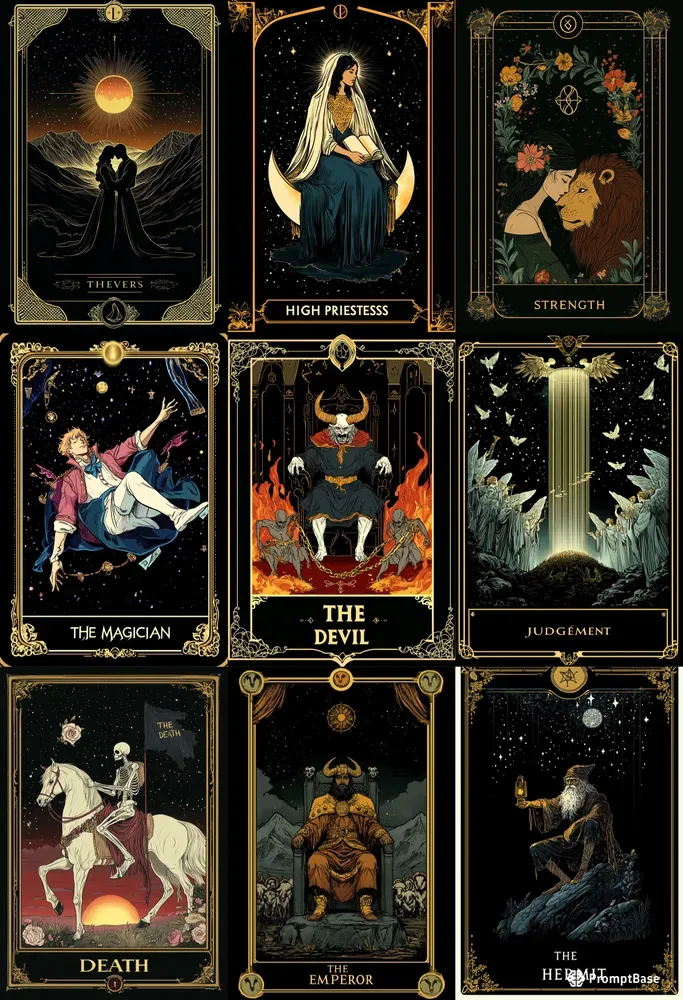Fantasy Tarot Cards