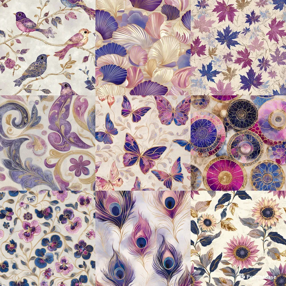 Luxurious Golden Seamless Patterns