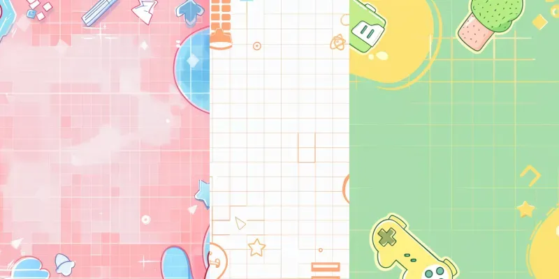 Video Game Illustration Frame Wallpapers generated by undefined