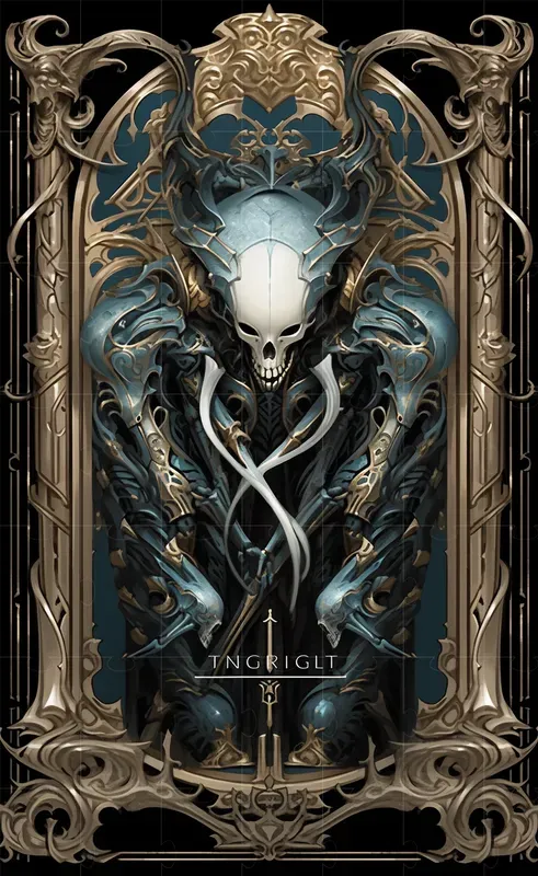 Tarot Cards Hr Giger Edition Style