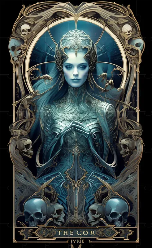Tarot Cards Hr Giger Edition Style