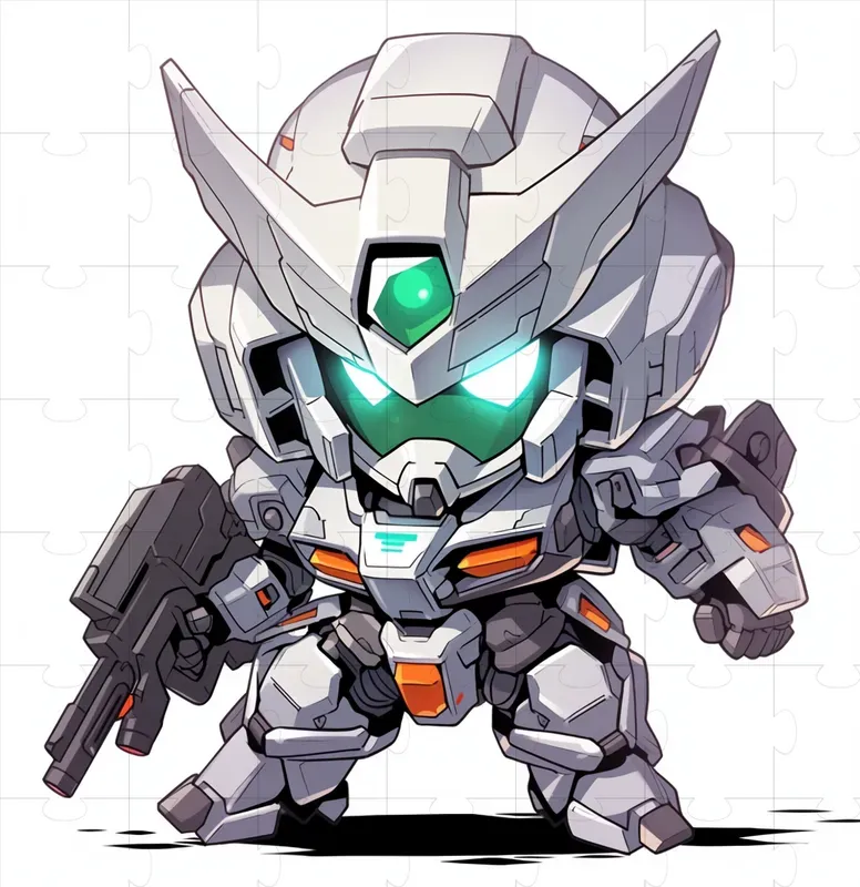 Chibi Mecha Cartoon Style
