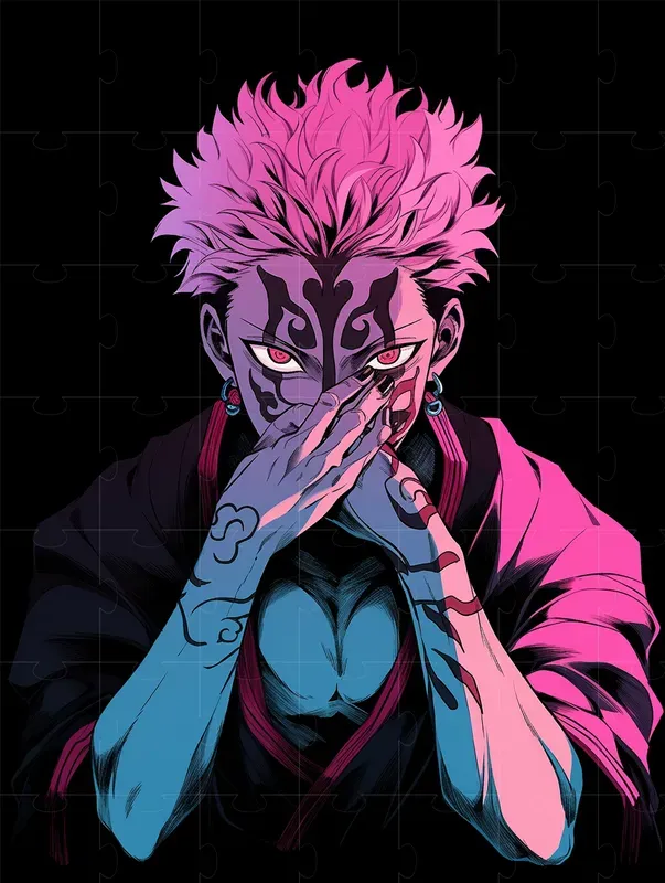 Tshirt Design Jujutsu Kaisen Style