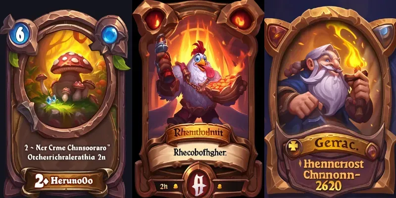 Hearthstone Card Frame Designs generated by undefined