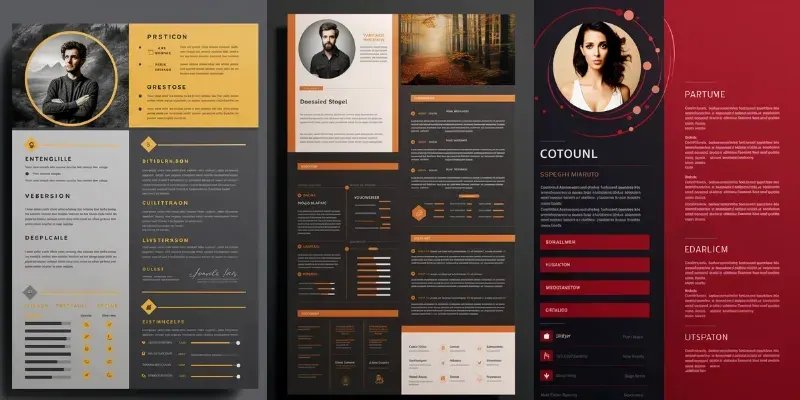 CV Professional Resume Style Templates generated by undefined