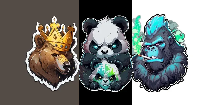 Stylized Stickers generated by undefined